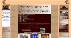 Desktop Screenshot of egiptomania.com